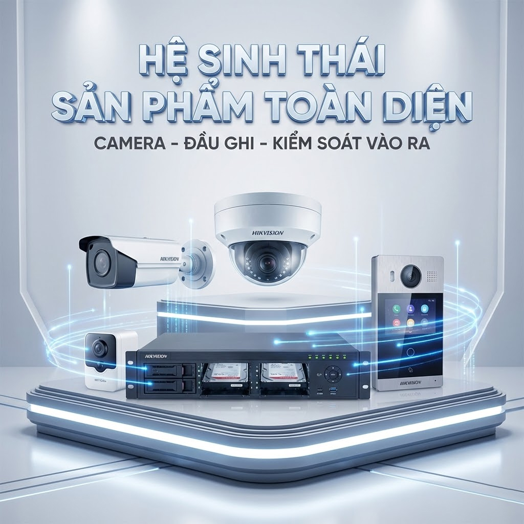 hệ sinh thái sản phẩm của hikvision