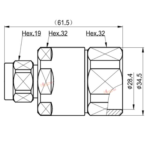 Đầu Nối Connector N-Male for 7/8” Feed Cable (4)